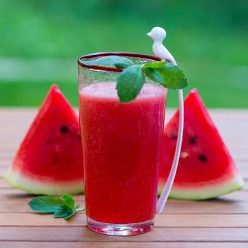 Watermelon smoothie Foto stock