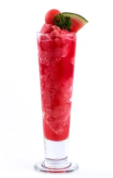 Watermelon smoothies Stock Photos