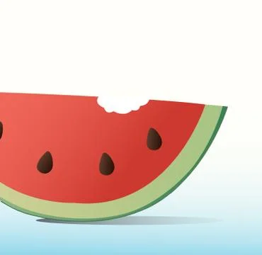 Watermelon summer background Stock Illustration