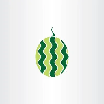 Watermelon symbol vector logo element icon Stock Illustration