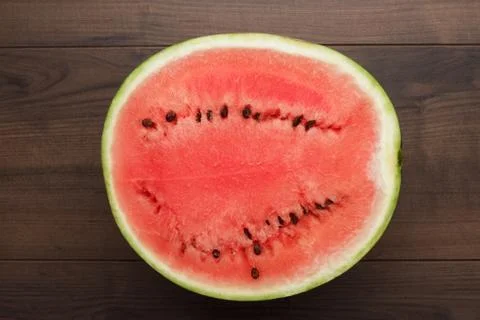 Watermelon on the table Stock Photos