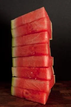 Watermelon tower Foto stock