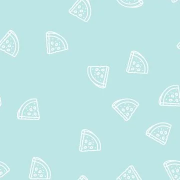 Watermelon triangular slice line seamless pattern Stockillustratie