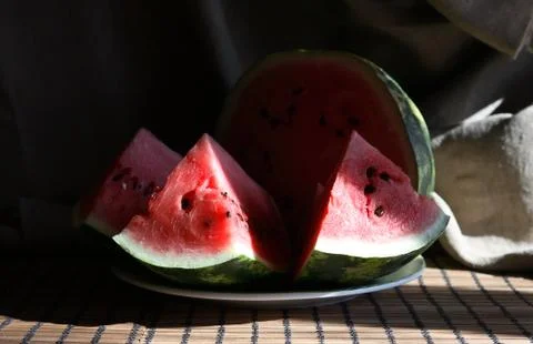 Watermelon Under Sunlight Stock Photos