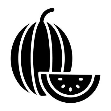 Watermelon Vector Icon Design Illustration Stock Illustration