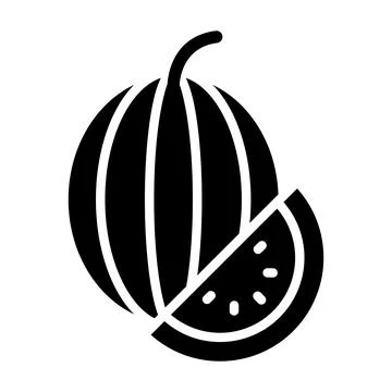 Watermelon Vector Icon Design Illustration Stock Illustration