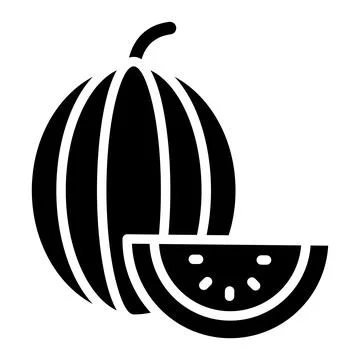 Watermelon Vector Icon Design Illustration Stock Illustration