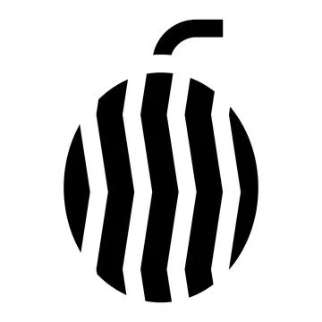 Watermelon Vector Icon Design Illustration Stock Illustration
