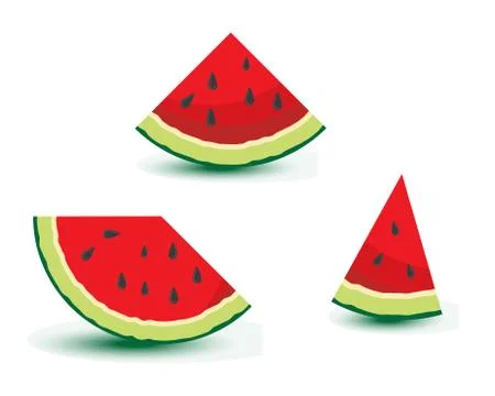 Watermelon vector icon illustration design Stock Illustration
