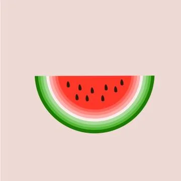 Watermelon vector Stock Illustration