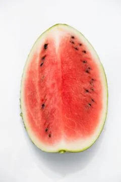Watermelon on white background Stock Photos