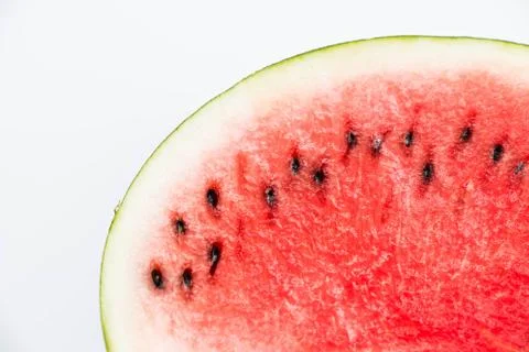Watermelon on white background Stock Photos