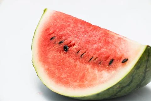 Watermelon on white background Stock Photos