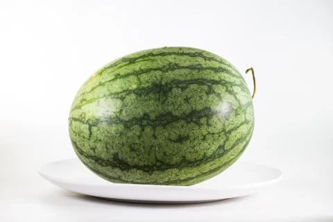 Watermelon on white background Stock Photos
