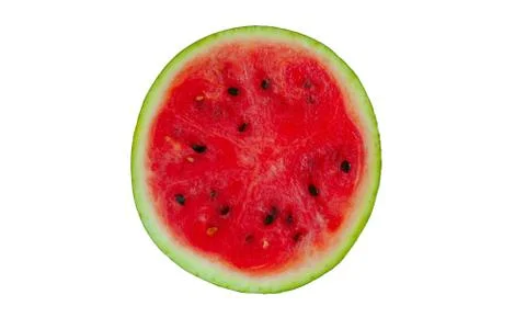 Watermelon on white background Stock Photos