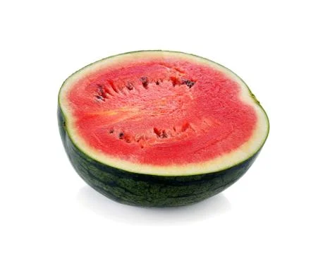 Watermelon on white background Stock Photos