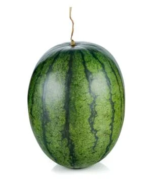 Watermelon on white background Stock Photos