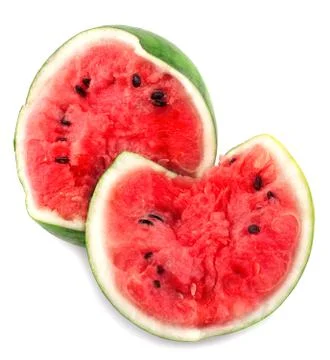 Watermelon on white background. Stock Photos