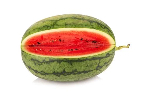 Watermelon on white background Stock Photos