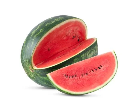 Watermelon on white background Stock Photos
