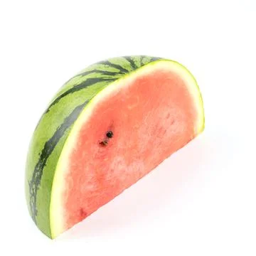 Watermelon on white background Stock Photos