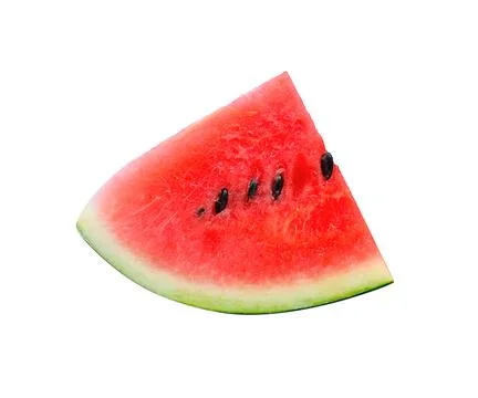 Watermelon on white background Stock-Fotos