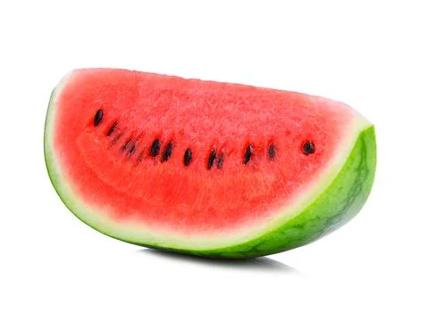 Watermelon on white background Stock Photos