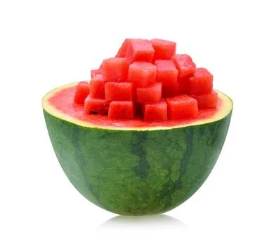 Watermelon on white background Foto stock