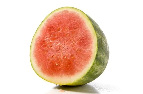 Watermelon on white Stock Photos