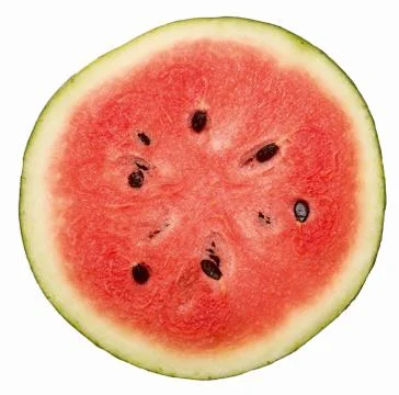 Watermelon on white Stock Photos