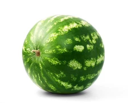 Watermelon on a white Stock Photos