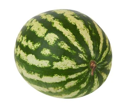 Watermelon on white Stock Photos
