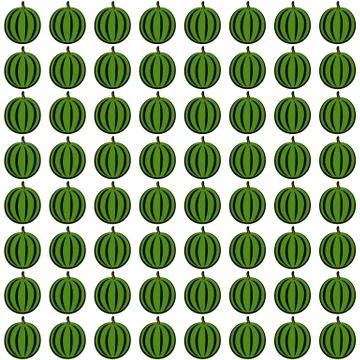 Watermelone pattern Stock Illustration