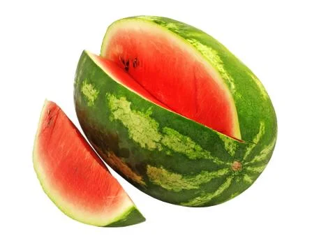 Watermelon.isolated. Stock Photos