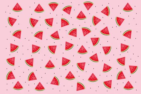 Watermelons Stock Illustration