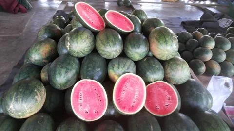 Watermelons 库存照片