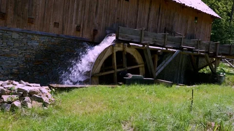 Watermill 1 Stock Footage 135969719