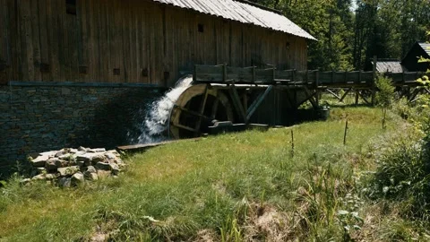 Watermill 2 Stock Footage 135969727