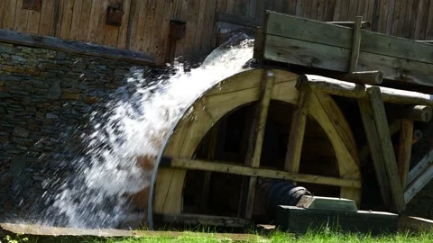 Watermill 4 Stock Footage 135969880