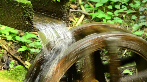 Watermill game Stock Footage 30831615