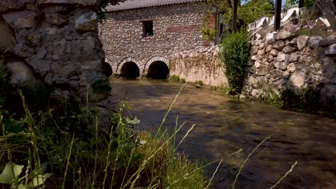 Watermill Kefalari Stock Footage 132704356