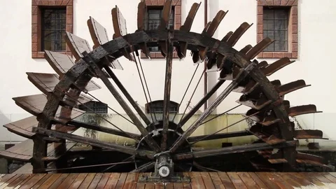 Watermill in Prague 스톡 동영상 84858673