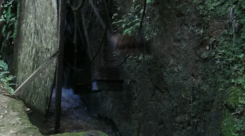 Watermill spinning Video stock 12734943