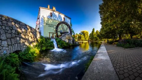 The Watermill of Tapolca Stock Photos