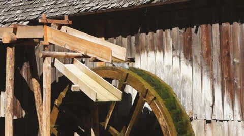 Watermill wheel #2 Stock Footage 25798866