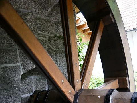 Watermill Wheel Stock Footage 78052860