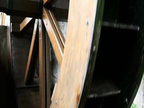 Watermill Wheel Stock Footage 78053963