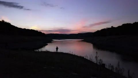 Waternight person Stock Footage 209644662
