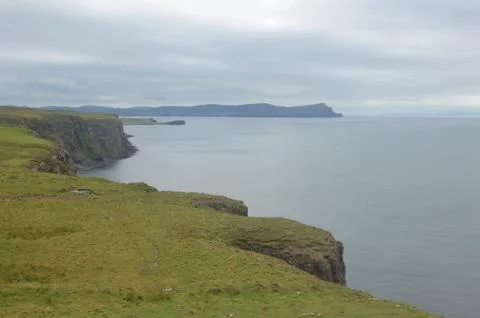 Waternish cliffs Stock Photos