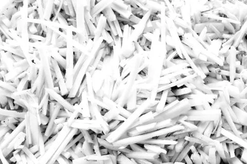 Waternut split texture background Soft tone White color Foto stock